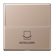 Накладка карточного выключателя для кнопок без фиксации Jung A Шампань