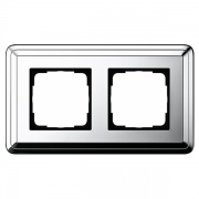 Рамка 2-ая Gira ClassiX Хром/Хром