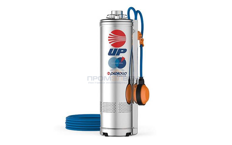 Насос колодезный Pedrollo UPm 4/3-GE (0,55 кВт, Qmax 120 л/мин, Hmax 39 м, 1x230В, с поплавком)