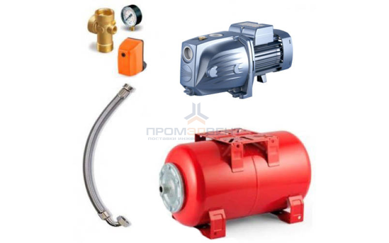 Насосная станция Pedrollo HYDROFRESH JSWm 1C-50 CL - 0,37кВт (Qmax 60 л/мин, 1x230В)