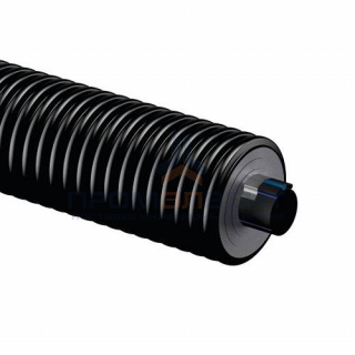 Теплотрасса однотрубная Uponor Supra PLUS - 75х6,8 в кожухе D175 мм (с 2 греющими кабелями 10 Вт/м)