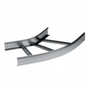 Угол горизонтальный 45? 50x400 R300, цинк-ламельный