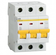 Автоматический выключатель ВА47-29 3Р 16А 4,5кА характеристика С ИЭК (автомат)