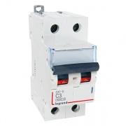 Автоматический выключатель Legrand DX3-E C3 2П 6000/6kA (автомат)