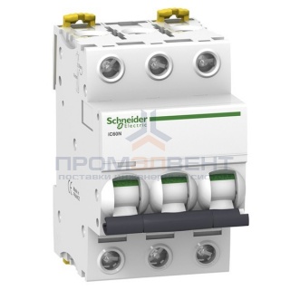 Автоматический выключатель Schneider Electric Acti 9 iC60N 3П 40A 6кА C (автомат)